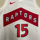 22-23 Raptors CARTER #15 White Top Quality Hot Pressing NBA Jersey