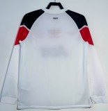 2010-2011 Man Utd Away Long Sleeve Retro Soccer Jersey