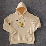 2024 France Apricot Fleece Hoodie