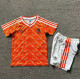 1988  NetherIands Home Retro Kids Soccer Jersey