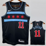2019 BULLS DEROZAN #11 Black City Edition Top Quality Hot Pressing NBA Retro Jersey
