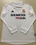 2002-2003 RMA Home Long Sleeve Retro Soccer Jersey