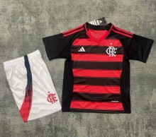 25-26 Flamengo Home Kids Soccer Jersey