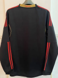 2011-2012 Mexico Away Black Long Sleeve Retro Soccer Jersey