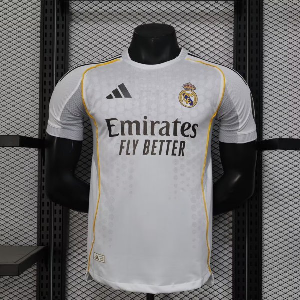 25-26 RMA Home Player Version Soccer Jersey