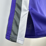 22-23 KINGS SABONIS #10 Purple Away Top Quality Hot Pressing NBA Jersey(V领）