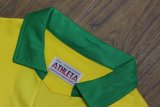 1958 Brazil Home Retro Soccer Jersey