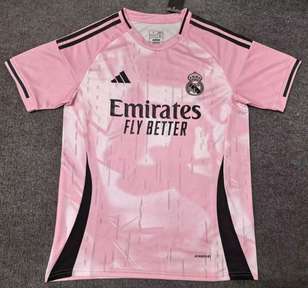 25-26 RMA Pink Special Edition Fans Soccer Jersey