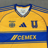 25-26 Tigres UANL Home Long Sleeve Soccer Jersey (长袖)