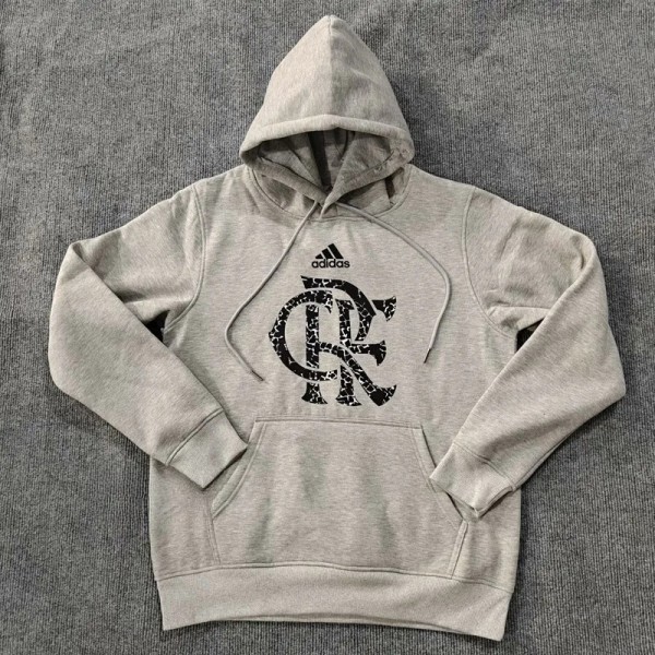 2024 Flamengo Grey Fleece Hoodie