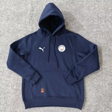 2024 Man City Dark blue Fleece Hoodie