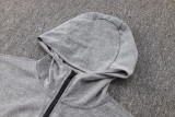 2024 NK Gray Hoodie Jacket Tracksuit