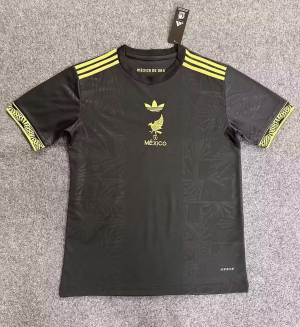 25-26 Mexico Black Special Edition Fans Soccer Jersey*钢印