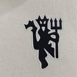 2024 Man Utd White Fleece Hoodie
