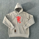 2024 Man Utd Gray Fleece Hoodie
