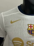 25-26 BAR White Special Edition Player Version Soccer Jersey