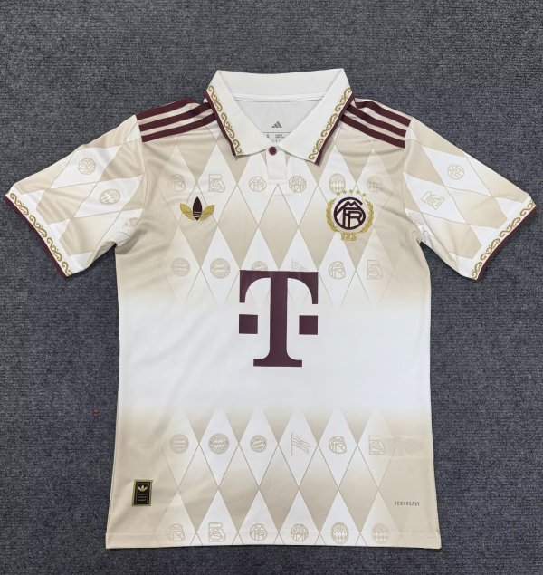 25-26 Bayern Beige Concept Edition Fans Soccer Jersey