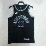 22-23 SA Spurs DEROZAN #10 Black Top Quality Hot Pressing NBA Jersey (Retro Logo)
