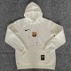 2024 BAR White Fleece Hoodie