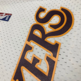 2009-10 LAKERS BRYANT #24 White Retro Top Quality Hot Pressing NBA Jersey