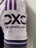 25-26 Man Utd White Purple Special Edition Player Version Soccer Jersey