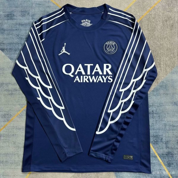 24-25 PSG Fourth Long Sleeve Fans Soccer Jersey (长袖)