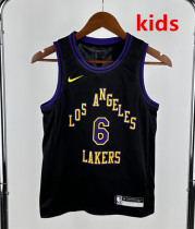 2024 LAKERS JAMES #6Top Quality Hot Pressing Kids NBA Jersey