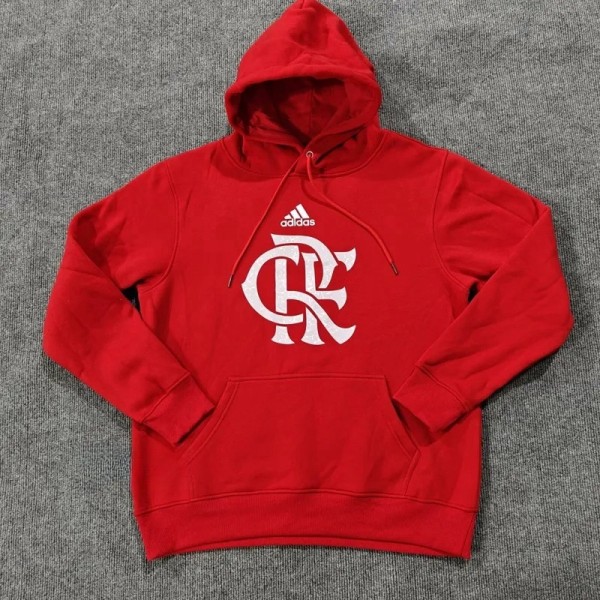2024 Flamengo  Red Fleece Hoodie