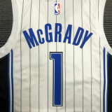 MAGIC McGRADY # 1 White Top Quality Hot Pressing NBA Jersey