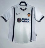 2000-01 Valencia Home Retro Soccer Jersey