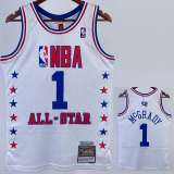 ALL-STAR McGRADY #1 White Top Quality Hot Pressing NBA Jersey