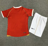 2006-2007 Man Utd Home Retro Kids Soccer Jersey