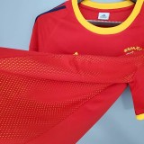 2002 Spain Home Retro Soccer Jersey