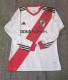 2013-2014 River Plate White Long Sleeve Retro Soccer Jersey