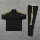 2024 AD Black Jacket Tracksuit