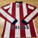 1996-1997 Chivas Home Long Sleeve Retro Soccer Jersey