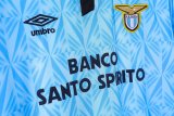 1991-1992 Lazio Home Retro Blue Soccer Jersey