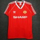 1988-1990 Man Utd Home Retro Soccer Jersey