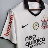 2010 Corinthians Home Retro Soccer Jersey