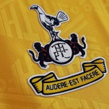 1992-1994 TOT Yellow Retro Soccer Jersey