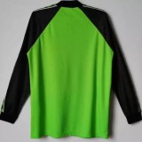 1998-1999 Man Utd Green Goalkeeper Long Sleeve Retro Soccer Jersey
