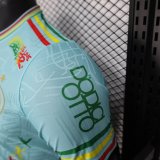 25-26 Aja× Blue Special Edition Player Version Soccer Jersey