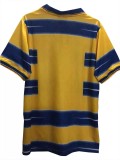 1998-1999 Parma Homen Yellow And Blue Retro Soccer Jersey
