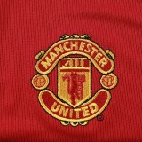 1998-1999 Man Utd Home Long Sleeve Retro Soccer Jersey