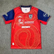 25-26 Cagliari Red Special Edition Fans Soccer Jersey