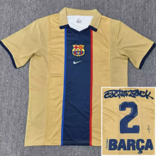 25-26 BAR Yellow Joint Edition Cactus Jack #2 BARCA Fans Soccer Jersey