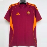 25-26 Roma Home Fans Soccer Jersey