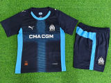 25-26 Marseille Away Kids Player Version Soccer Jersey (球员童装)