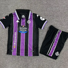 25-26 Real Valladolid Away Kids Soccer Jersey 1:1 Thai Quality