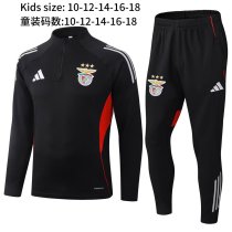 25-26 Benfica High Quality Kids Half Pull Tracksuit